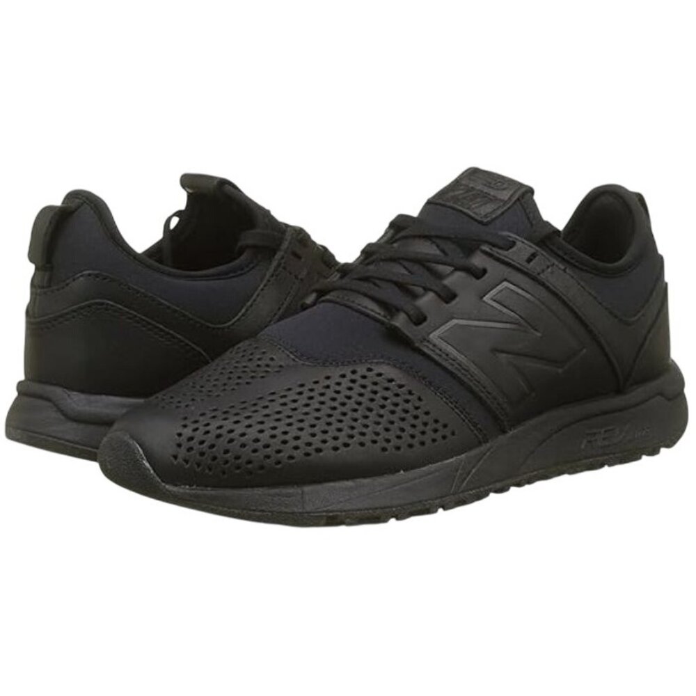 New Balance Mens 247 MRL247LK Black Round Toe Running Sneaker Shoes Size US 6.5